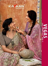 Kayaan Vegas Vol-01 Full Saree Lace Printed Shimmer Georgette Saree (8 Pcs Set) – M.R. Saree Emporium