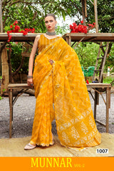 Kayaan Ludio Vol-1 Cotton Fancy Saree | M.R. Saree Emporium