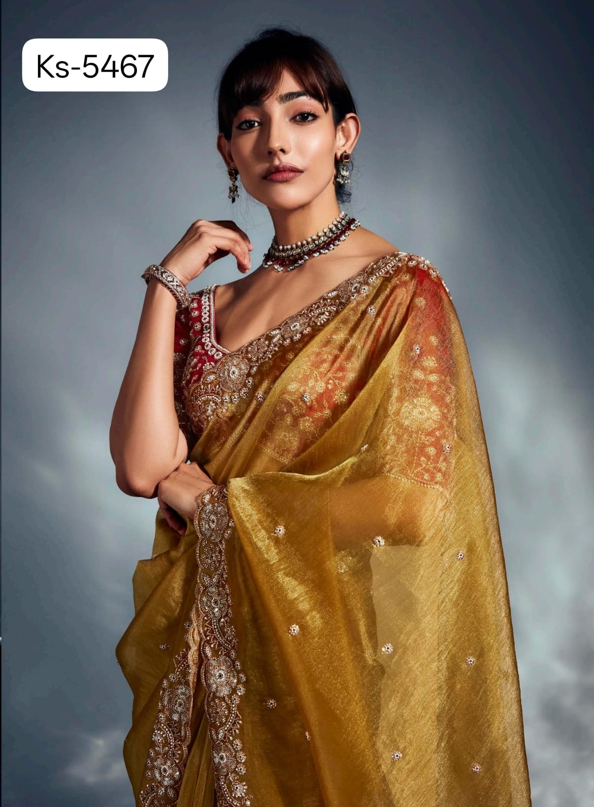 Iconic Hits Pure Fancy Saree - Hand Work Border & Designer Embroidery Blouse