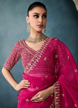 Iconic Hits Pure Fancy Saree - Hand Work Border & Designer Embroidery Blouse