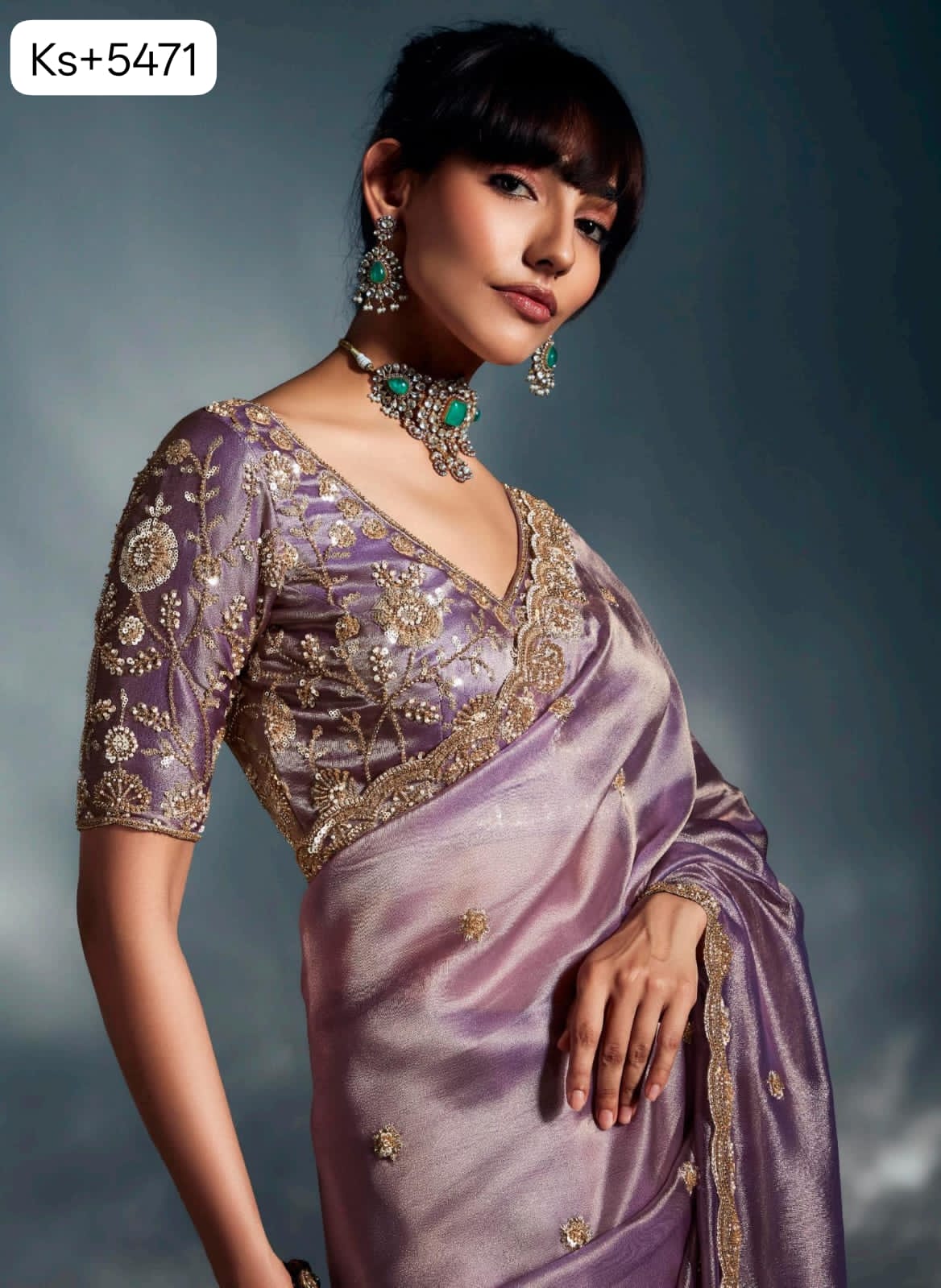Iconic Hits Pure Fancy Saree - Hand Work Border & Designer Embroidery Blouse