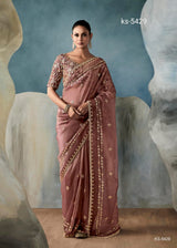 Iconic Hits Pure Fancy Saree - Hand Work Border & Designer Embroidery Blouse