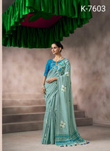 Kira Kora Silk Saree Set 6 Pcs Designer Collection