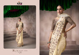 Kira Kora Silk Saree Set 6 Pcs Designer Collection