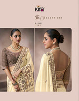 Kira Kora Silk Saree Set 6 Pcs Designer Collection