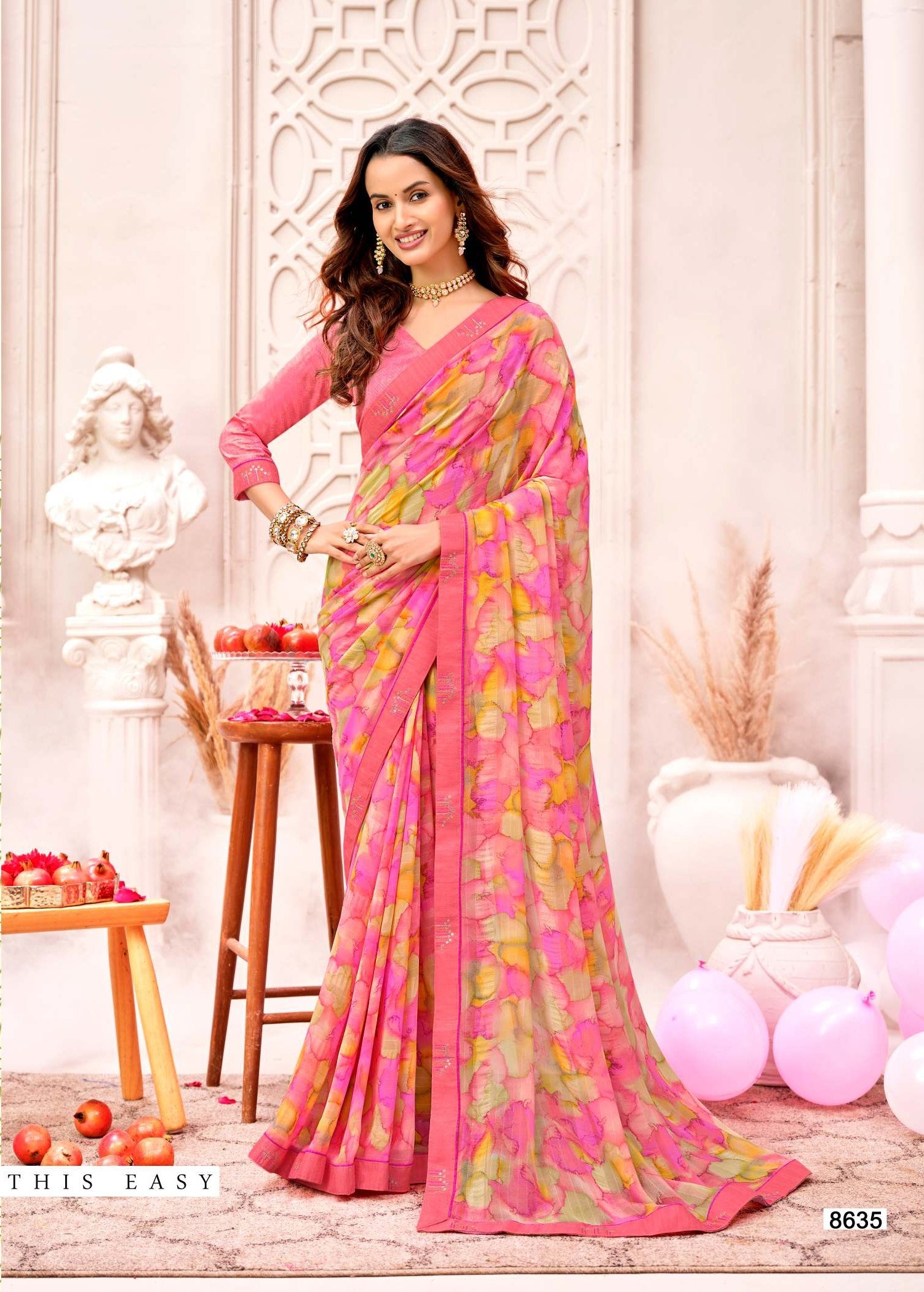 Krishnaleela Banjarn Fancy Print Saree – Set of 8 Pcs -M.R. Saree Emporium