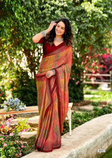 Krishnaleela Ghungroo-2 Brasso Printed Saree – 8 Pcs Set -M.R. Saree Emporium