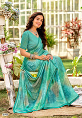 Krishnaleela Ghungroo-2 Brasso Printed Saree – 8 Pcs Set -M.R. Saree Emporium