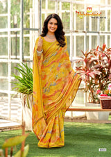 Krishnaleela Ghungroo-2 Brasso Printed Saree – 8 Pcs Set -M.R. Saree Emporium