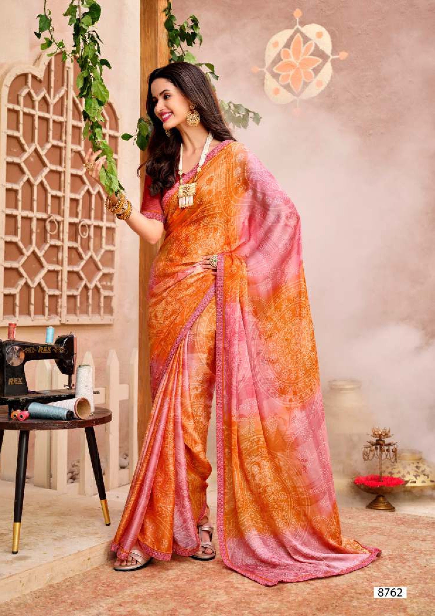 Krishnaleela Jessica Fancy Saree – Stylish Printed Collection-M.R. Saree Emporium