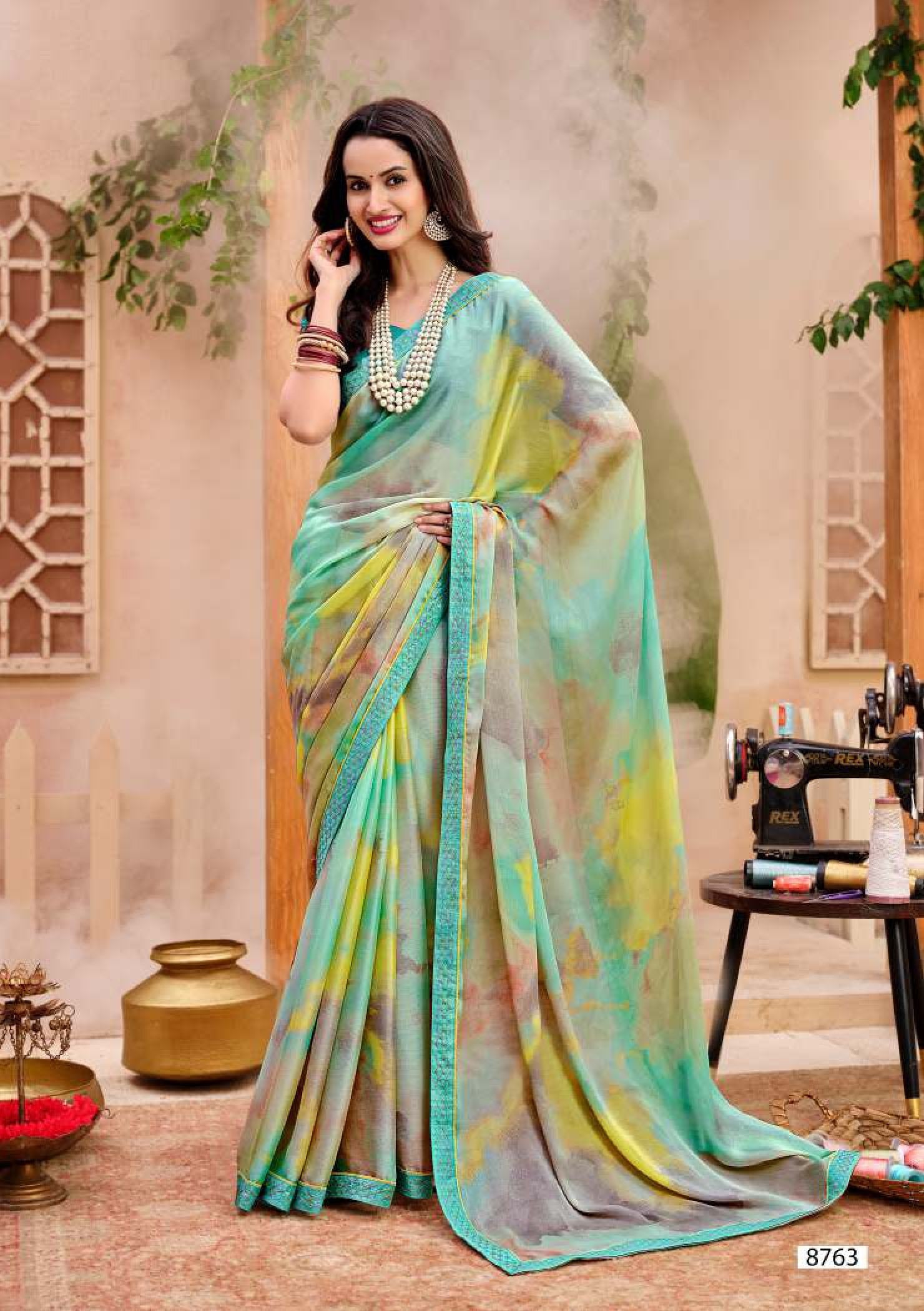 Krishnaleela Jessica Fancy Saree – Stylish Printed Collection-M.R. Saree Emporium