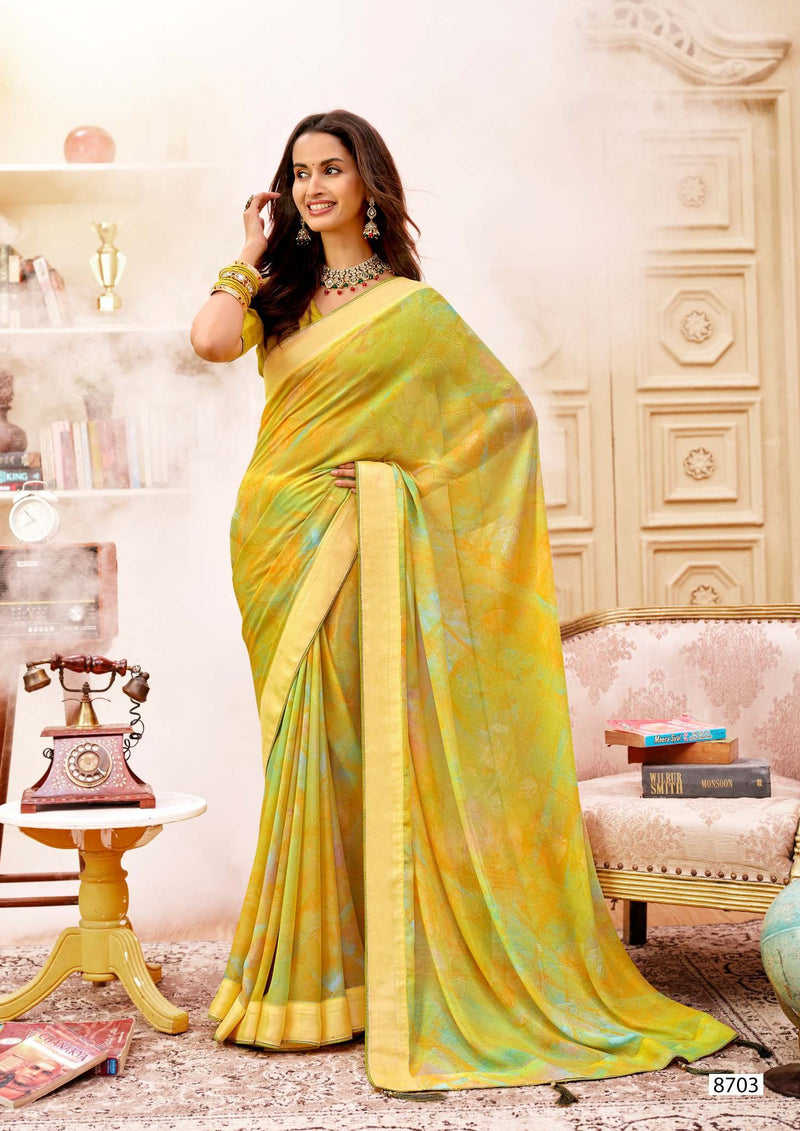 Krishnaleela Juliena Fancy Saree Designer Printed Collection by M.R. Saree Emporium