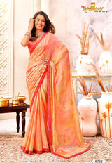 Krishnaleela Khiara Fancy Saree – Stylish Printed Collection-M.R. Saree Emporium