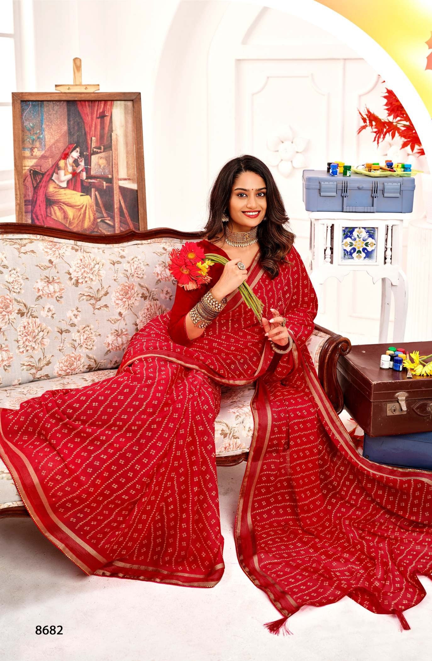 Krishnaleela Sukoon Fancy Saree Premium Printed Collection by M.R. Saree Emporium