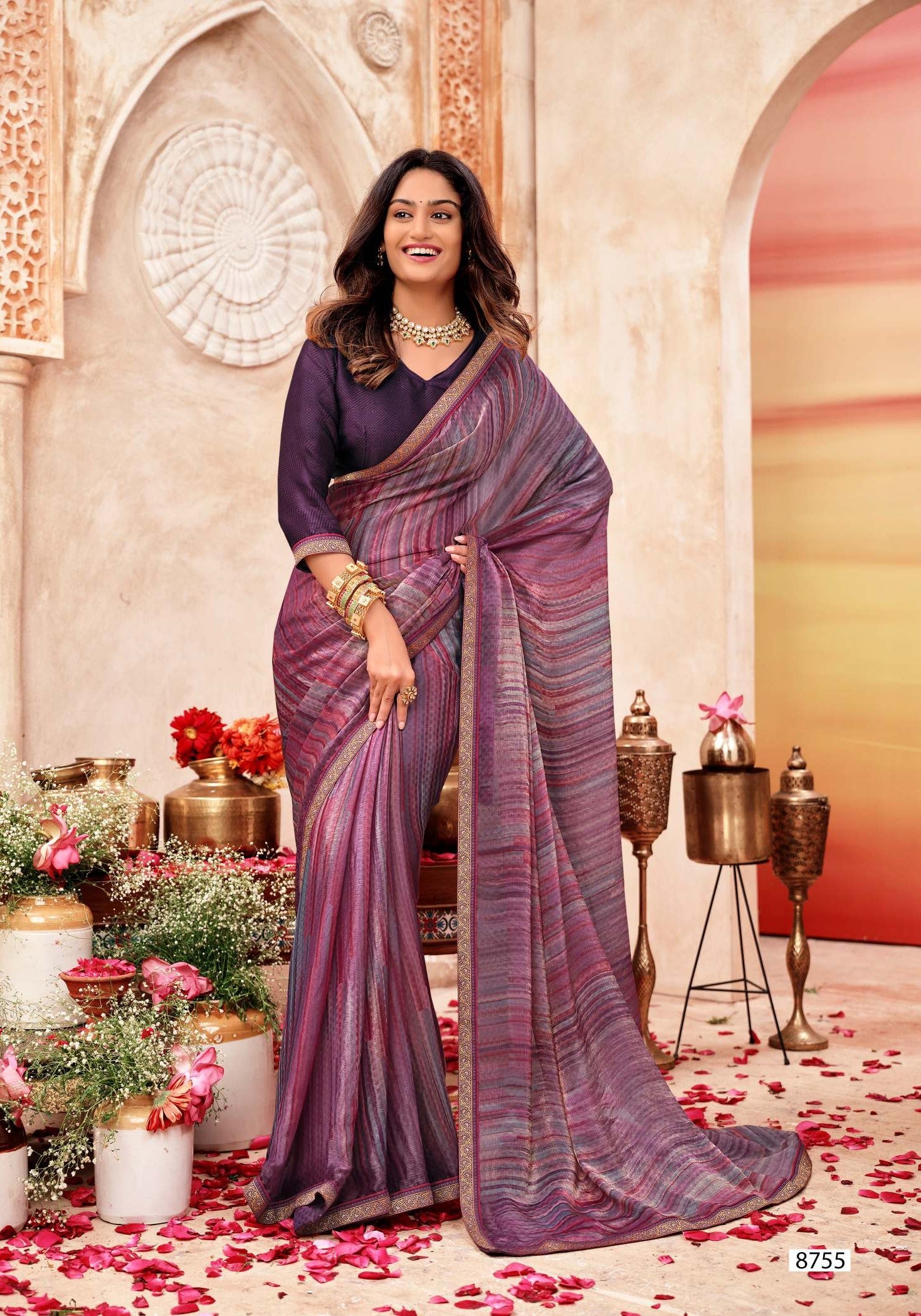 Krishnaleela Tanchaui Fancy Print Saree Elegant Designer Collection by M.R. Saree Emporium