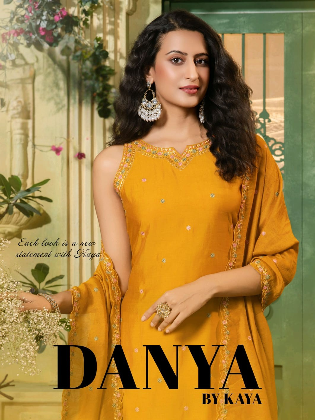 Danya Roman Silk Kurti Set 6 PCS with Chanderi Dupatta – M.R. Saree Emporium