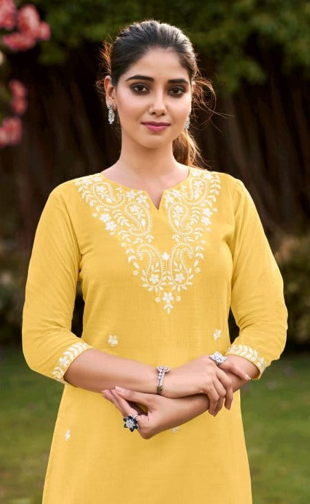 Anjali Design – 4 Pcs Set Cotton Kurti – M.R. Saree Emporium