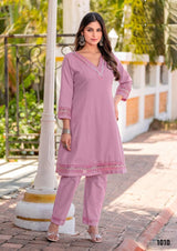 Clysi Eva Design 4 Cotton Dobby Suit Set -M.R. Saree Emporium