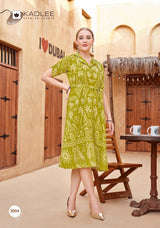 Lady Hill Viscose Weaving Print Kurti 4 Pcs Set - M.R. Saree Emporium
