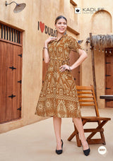 Lady Hill Viscose Weaving Print Kurti 4 Pcs Set - M.R. Saree Emporium