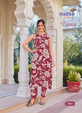 Aanchi Legacy Vol 5 Heavy Reyon Print Cord Set – Premium Plus Size Collection-M.R. Saree Emporium