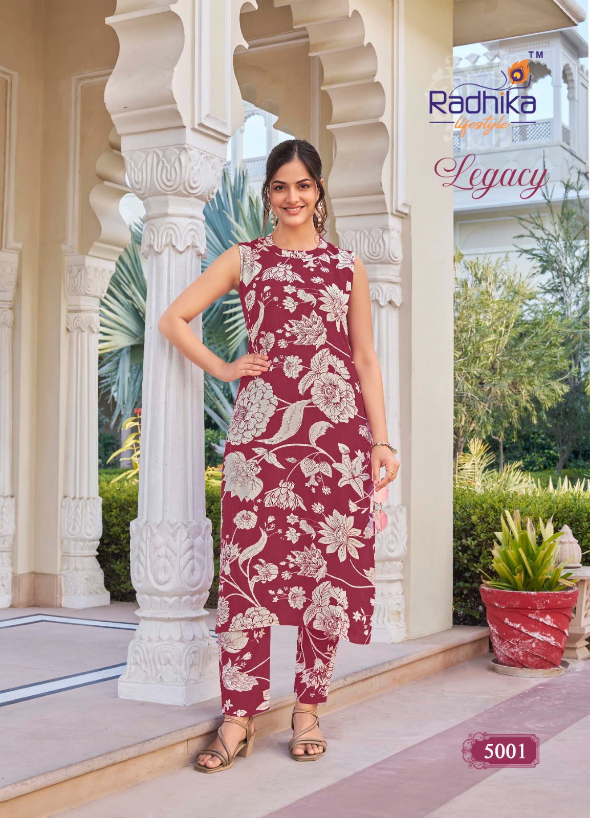 Aanchi Legacy Vol 5 Heavy Reyon Print Cord Set – Premium Plus Size Collection-M.R. Saree Emporium