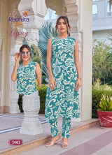 Aanchi Legacy Vol 5 Heavy Reyon Print Cord Set – Premium Plus Size Collection-M.R. Saree Emporium