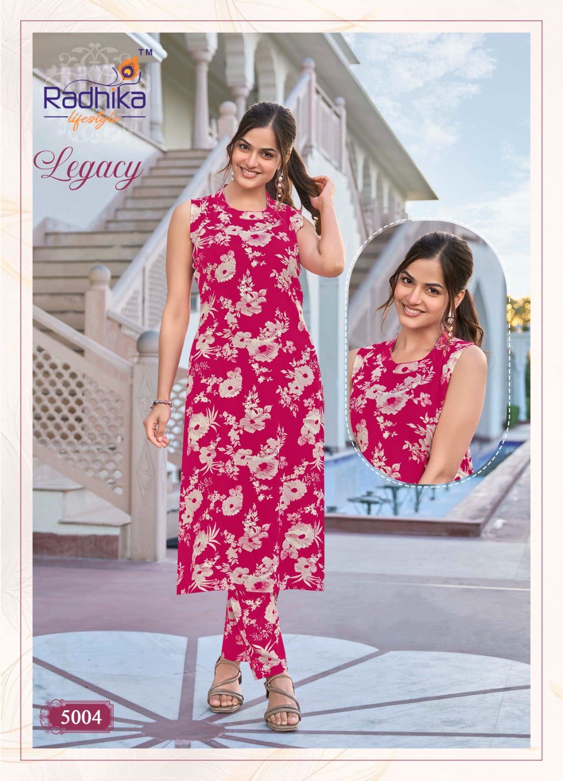 Aanchi Legacy Vol 5 Heavy Reyon Print Cord Set – Premium Plus Size Collection-M.R. Saree Emporium