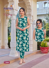 Aanchi Legacy Vol 5 Heavy Reyon Print Cord Set – Premium Plus Size Collection-M.R. Saree Emporium