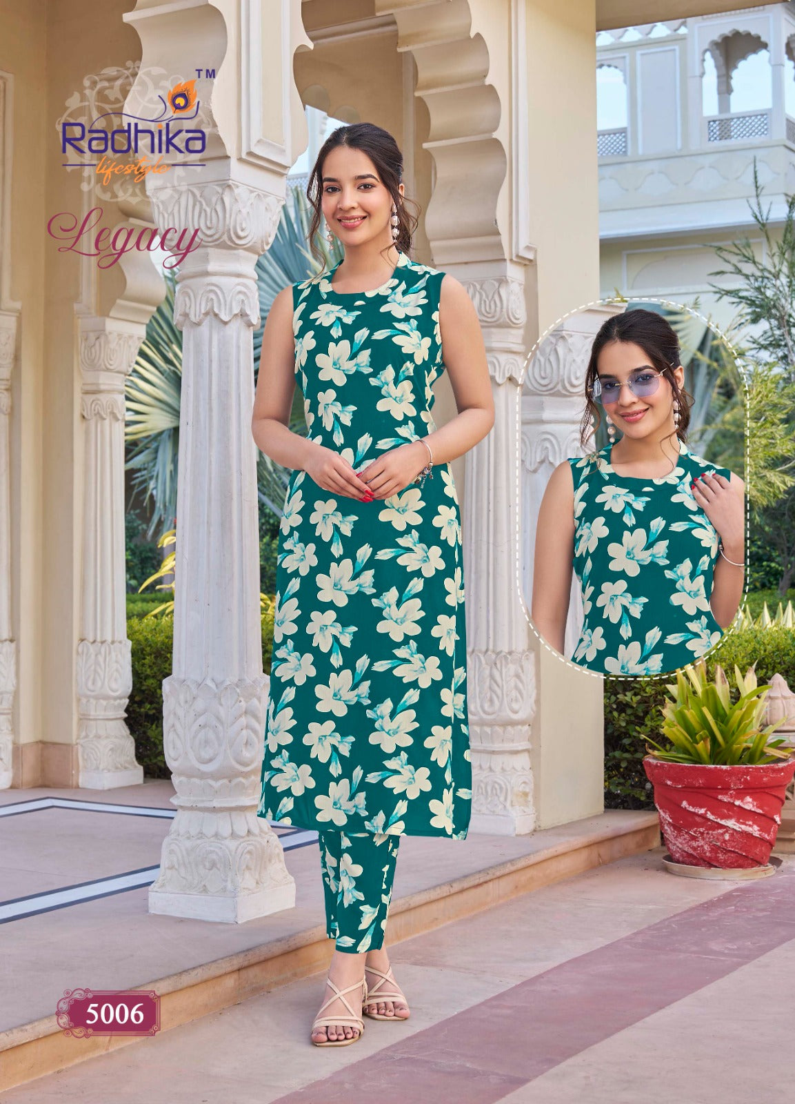 Aanchi Legacy Vol 5 Heavy Reyon Print Cord Set – Premium Plus Size Collection-M.R. Saree Emporium