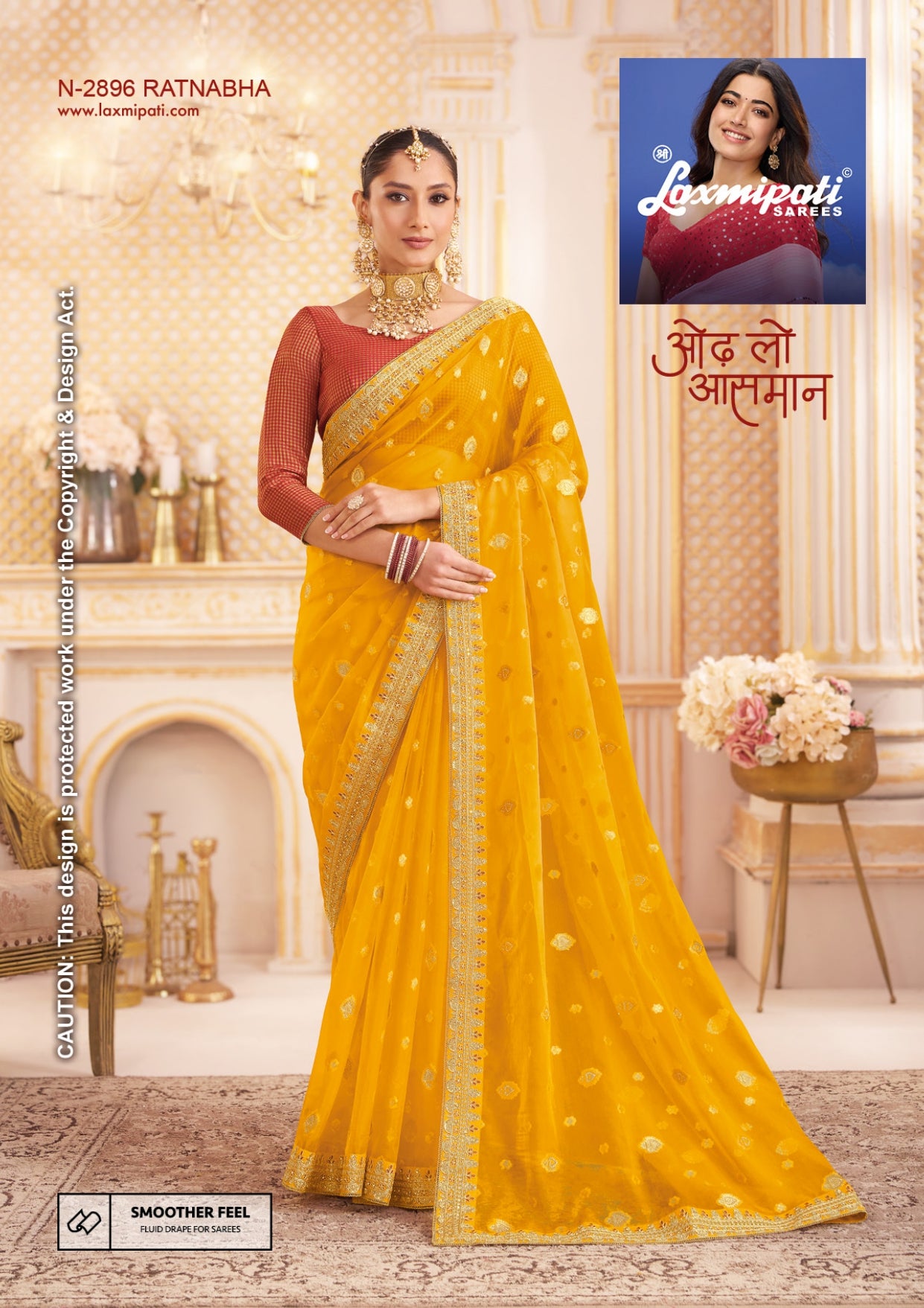 LaxmiPati Chakor Fancy Work Saree – Set of 12 - M.R. Saree Emporium