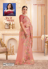 LaxmiPati Chakor Fancy Work Saree – Set of 12 - M.R. Saree Emporium