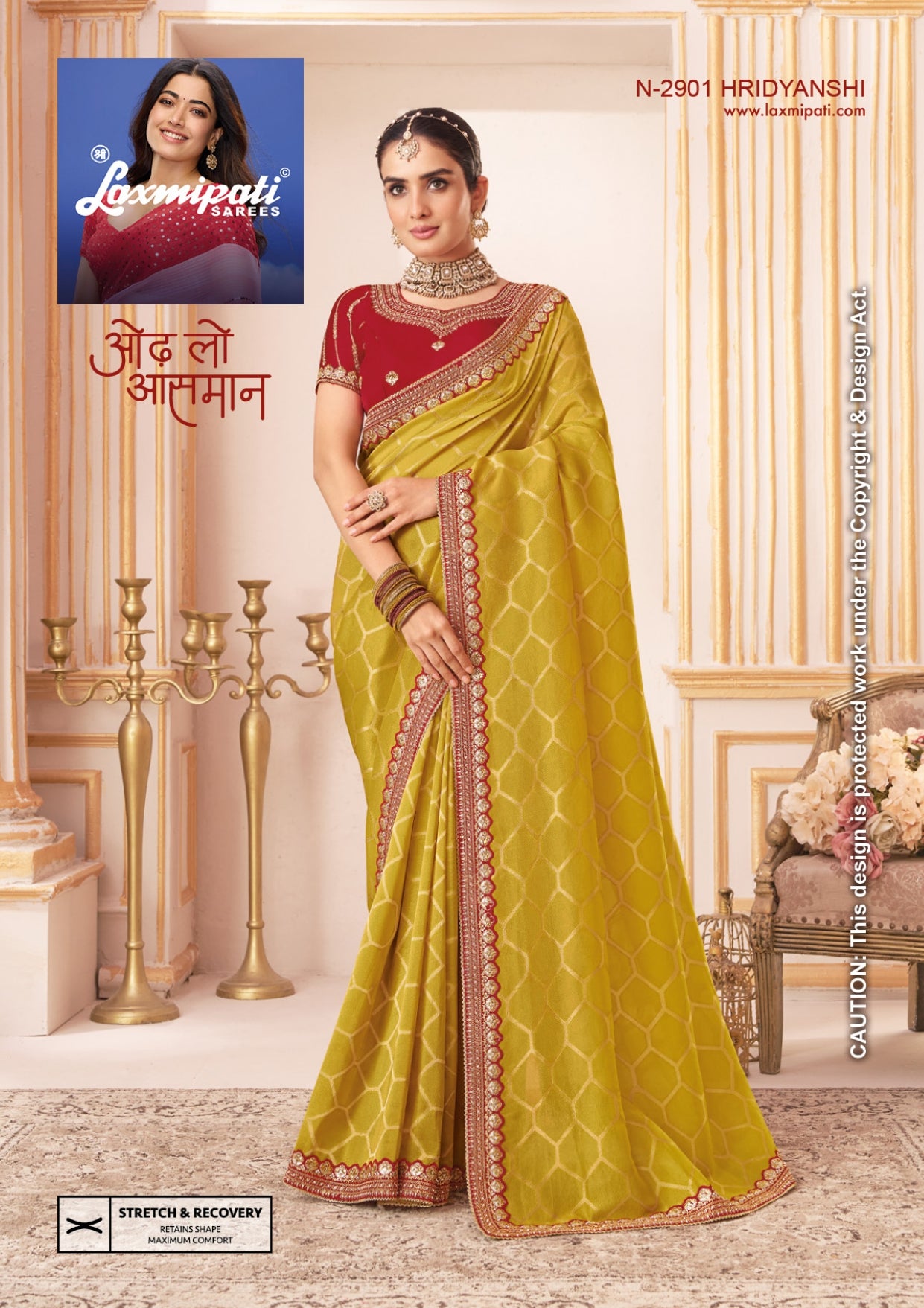LaxmiPati Chakor Fancy Work Saree – Set of 12 - M.R. Saree Emporium
