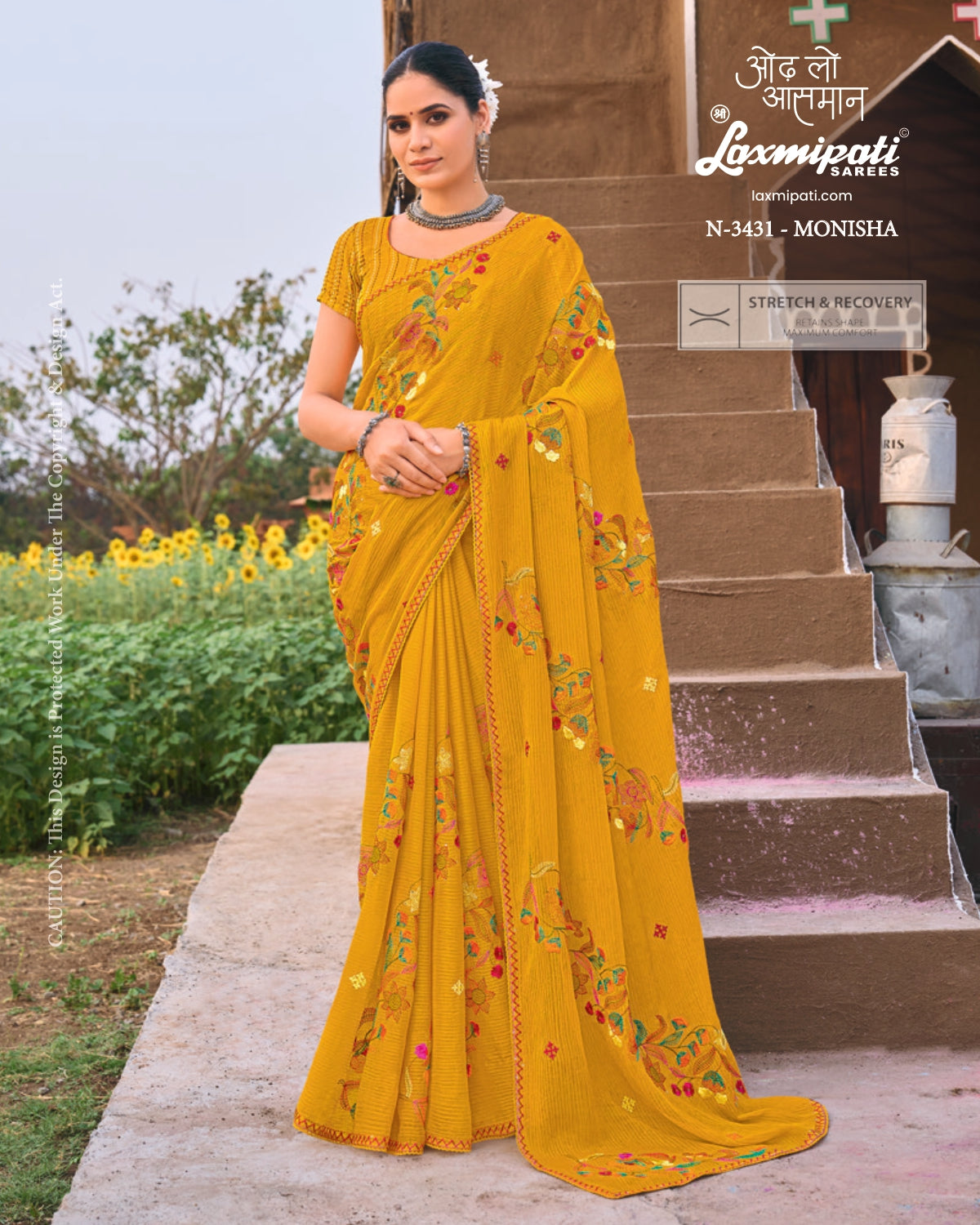 Laxmipati KHIDKI Premium Designer Bandhani Saree Collection - 12 Pcs Wholesale Set