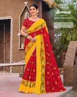 Laxmipati KHIDKI Premium Designer Bandhani Saree Collection - 12 Pcs Wholesale Set