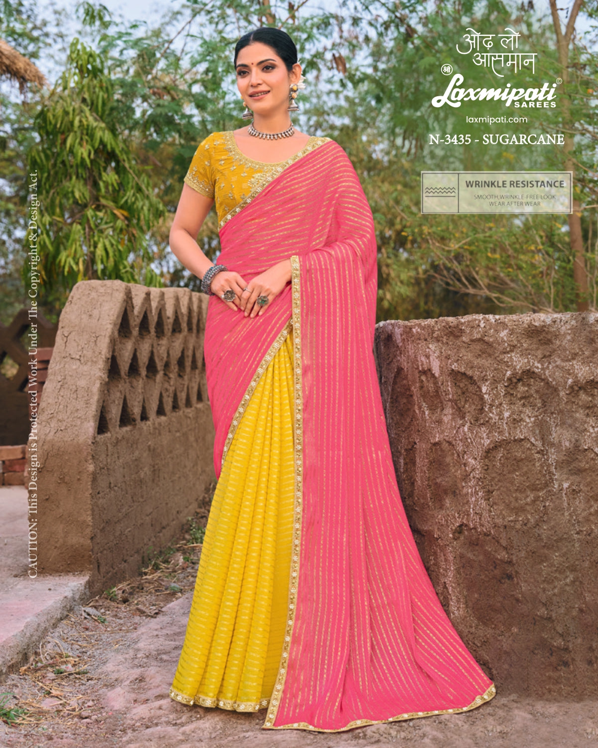 Laxmipati KHIDKI Premium Designer Bandhani Saree Collection - 12 Pcs Wholesale Set