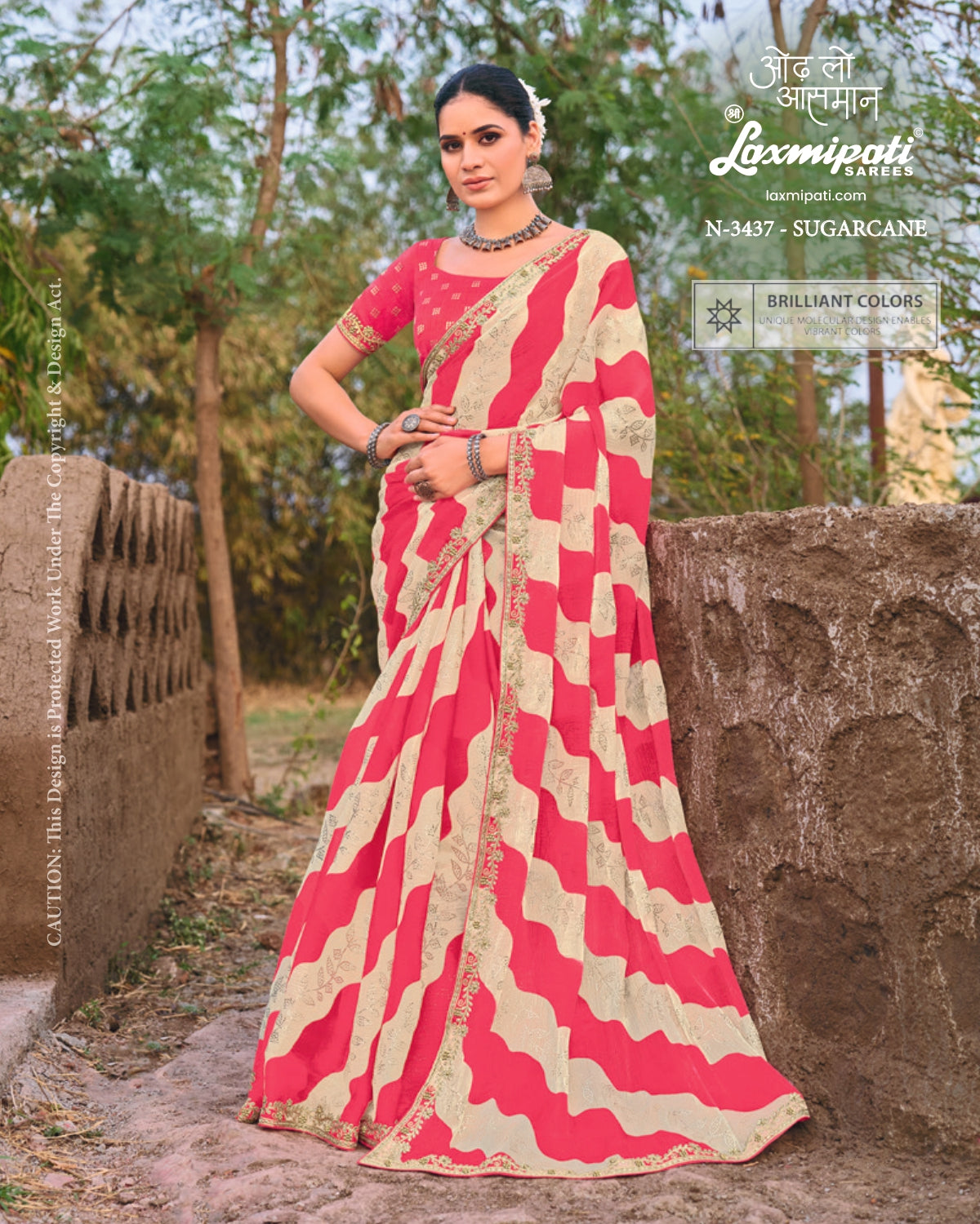 Laxmipati KHIDKI Premium Designer Bandhani Saree Collection - 12 Pcs Wholesale Set