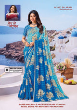 Laxmipati Nazar Fancy Print Saree 32 Pcs Set Wholesale - Designer Chiffon Georgette Sarees – M.R. Saree Emporium