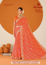 Laxmipati RUCHI Premium Designer Embroidered Saree Collection - 12 Pcs Wholesale Set