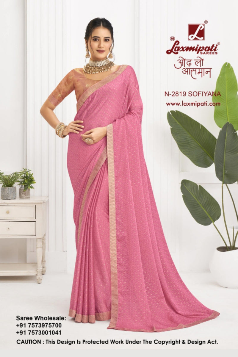 Laxmipati Alia Fancy Chiffon Silk Sarees D.No. 2815–2822 – Set & Single M.R. Saree Emporium
