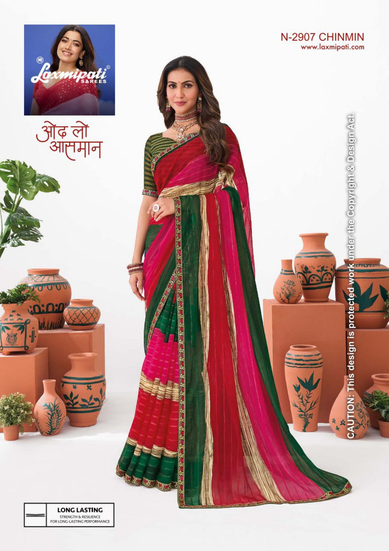 Laxmipati Ishita Fancy Print Saree Set – 32 PCS – M.R. Saree Emporium