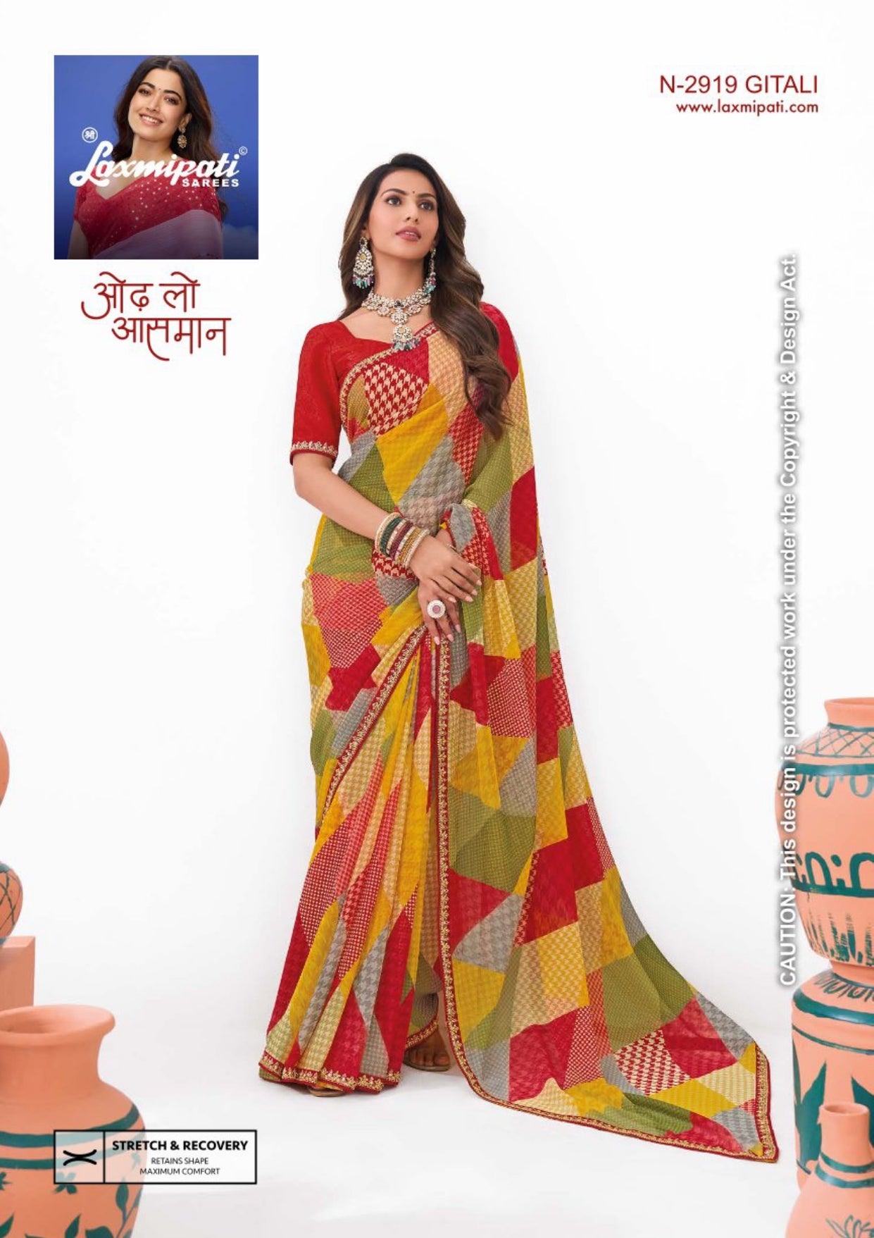 Laxmipati Ishita Fancy Print Saree Set – 32 PCS – M.R. Saree Emporium