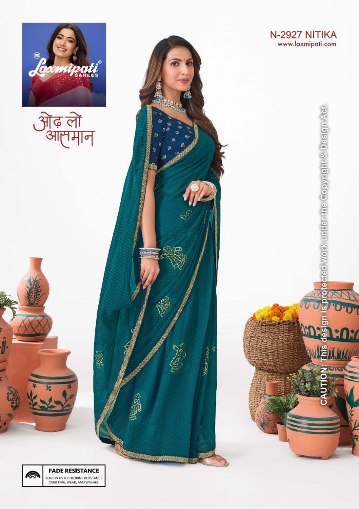 Laxmipati Ishita Fancy Print Saree Set – 32 PCS – M.R. Saree Emporium