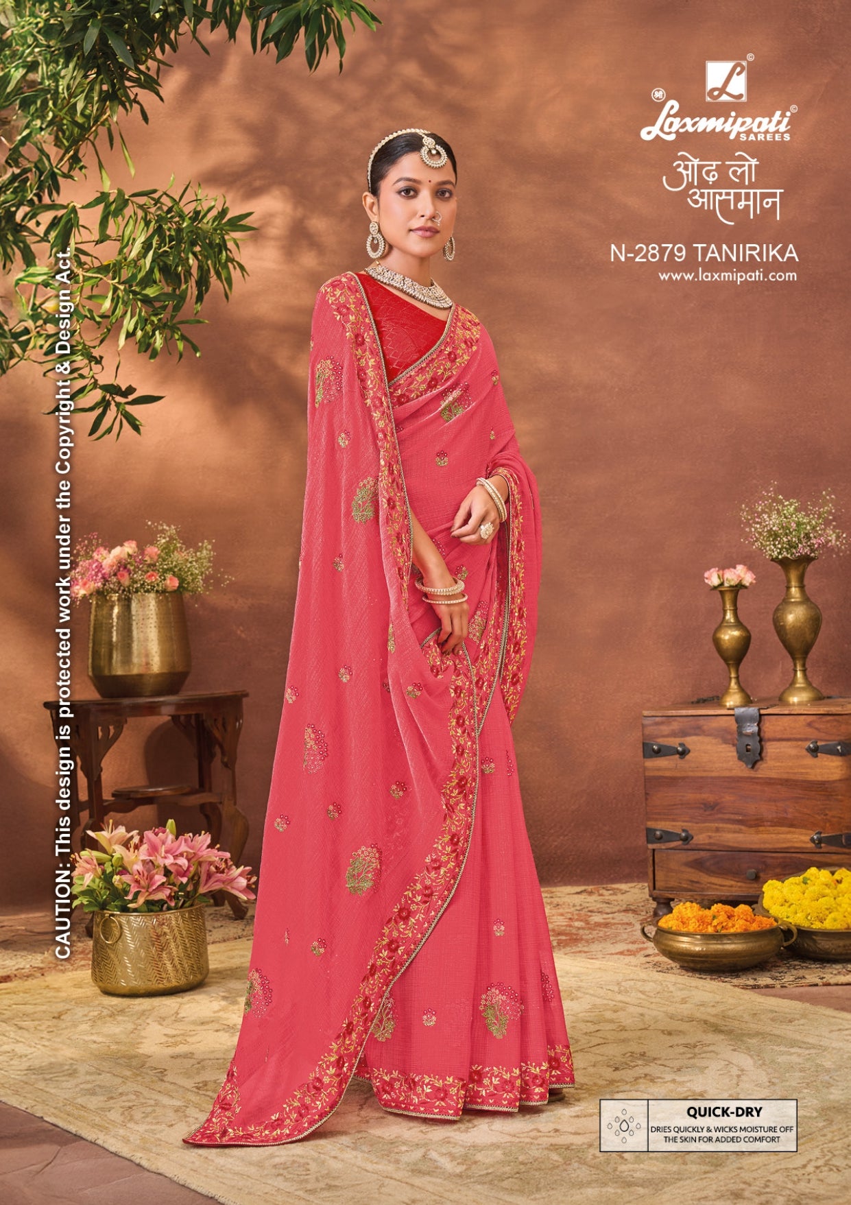 Laxmipati Madhosh Fancy Work Sarees – 12 Pcs Set -M.R. Saree Emporium