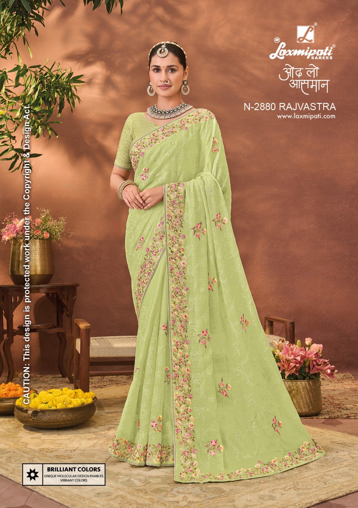 Laxmipati Madhosh Fancy Work Sarees – 12 Pcs Set -M.R. Saree Emporium