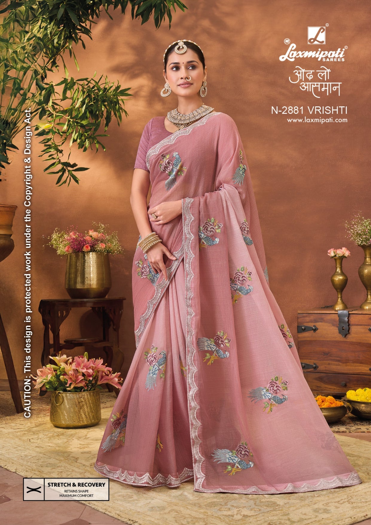 Laxmipati Madhosh Fancy Work Sarees – 12 Pcs Set -M.R. Saree Emporium