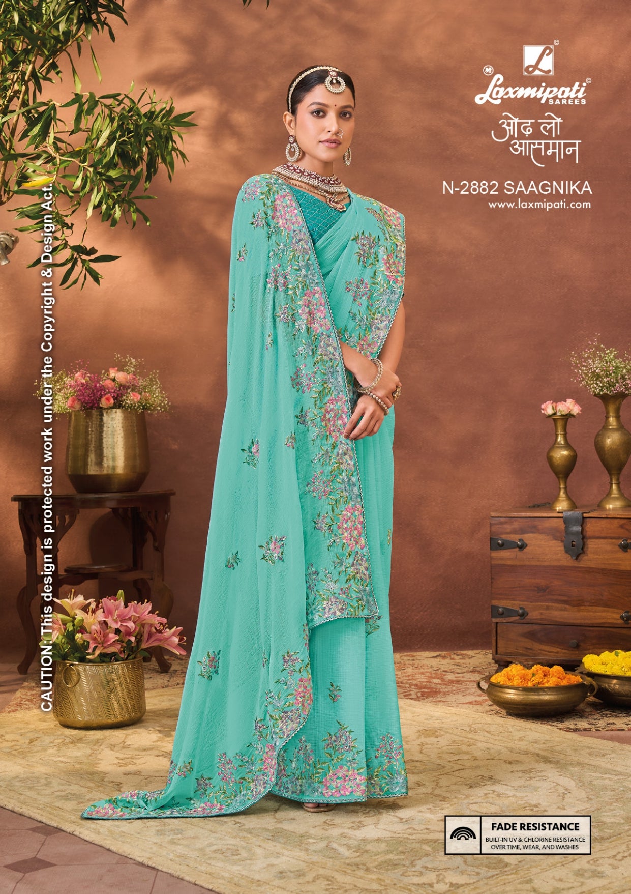 Laxmipati Madhosh Fancy Work Sarees – 12 Pcs Set -M.R. Saree Emporium