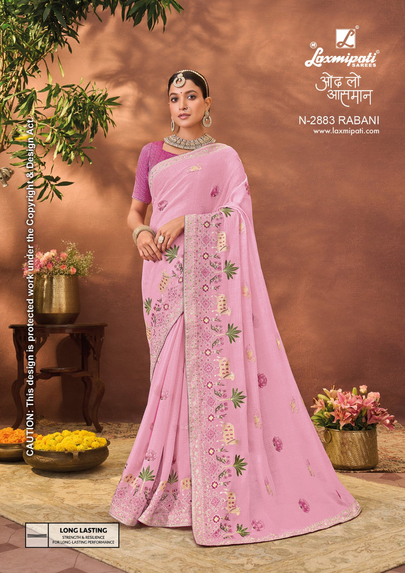 Laxmipati Madhosh Fancy Work Sarees – 12 Pcs Set -M.R. Saree Emporium