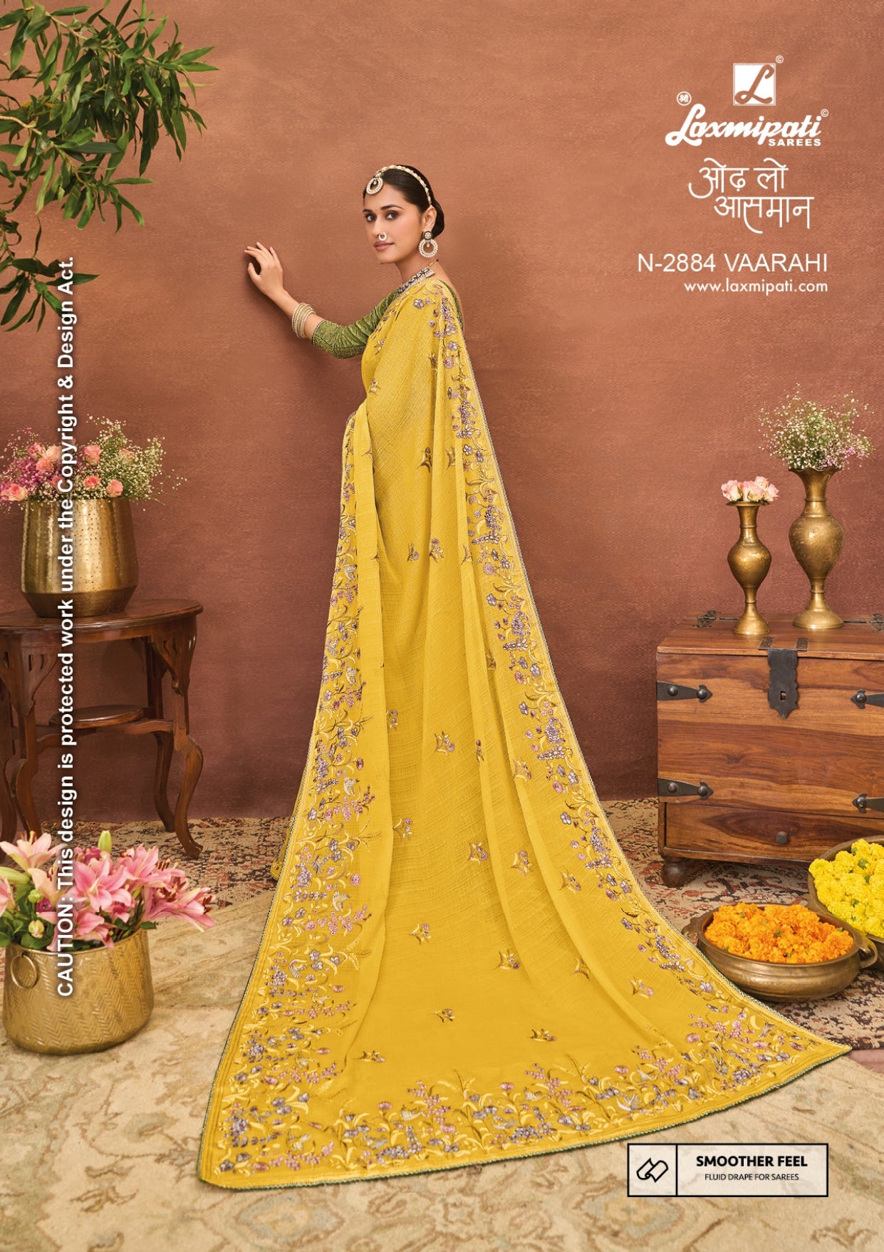 Laxmipati Madhosh Fancy Work Sarees – 12 Pcs Set -M.R. Saree Emporium