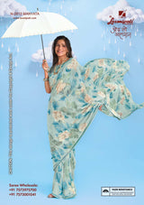 Laxmipati Sadhana Georgette Printed Saree Set of 12 M.R. Saree Emporium